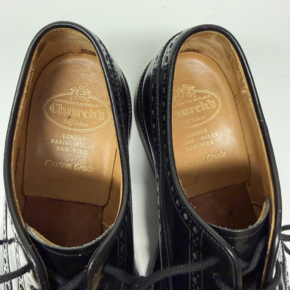 Church's Grafton 173 Binder Derby Brogue Men's Shoes UK 7 F US 8 - Picture 4 of 7